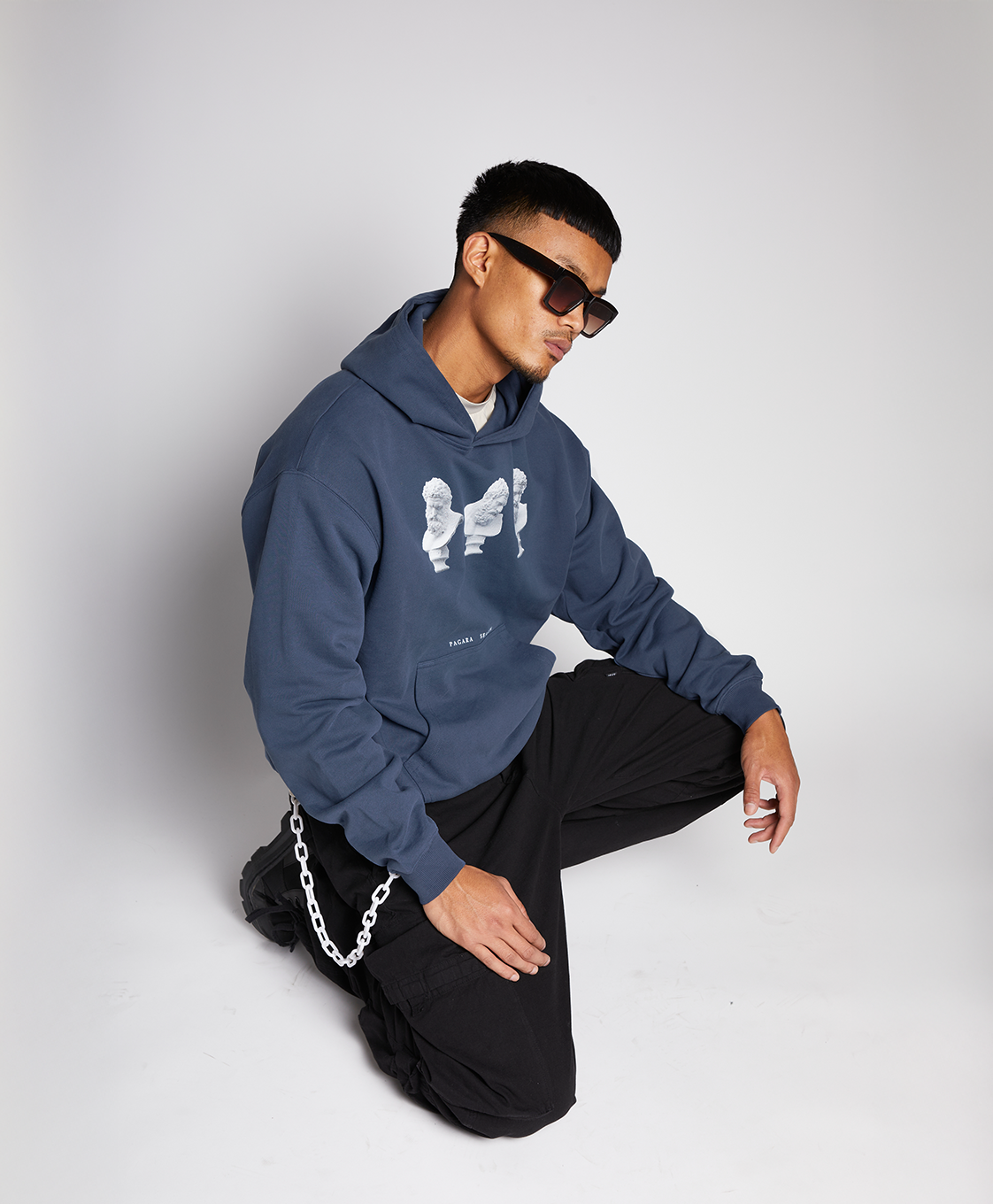 HERACLES TRIFECTA HOODIE - LAPIS BLUE