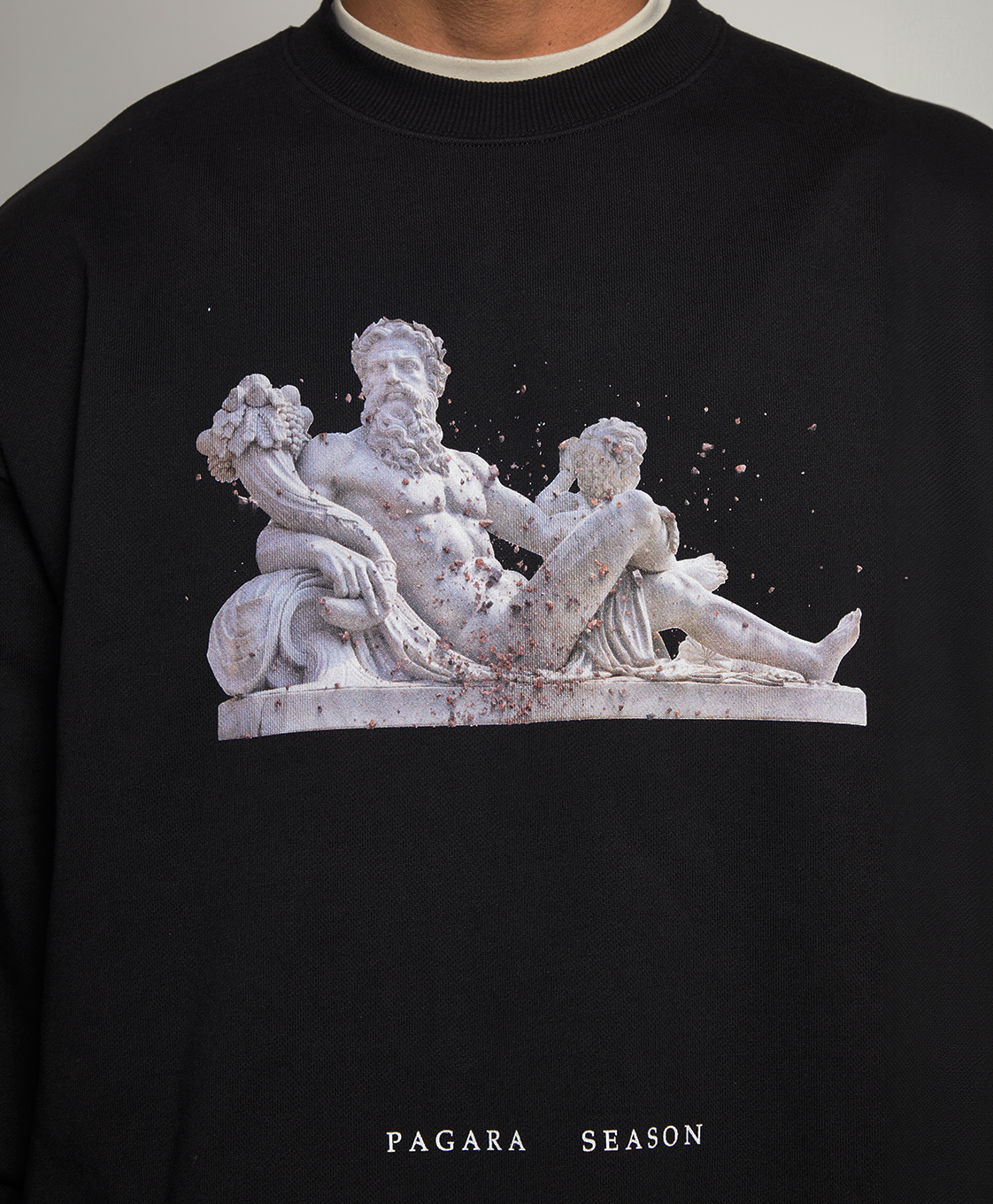 ZEUS TERRA SWEATSHIRT - BLACK