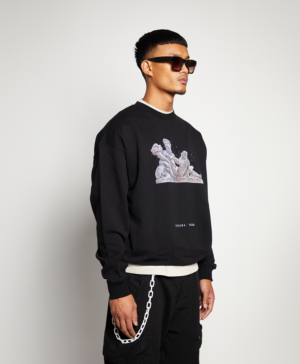ZEUS TERRA SWEATSHIRT - BLACK