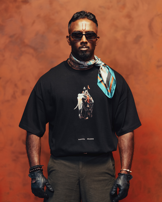 Elephant Chola T-shirt - Black