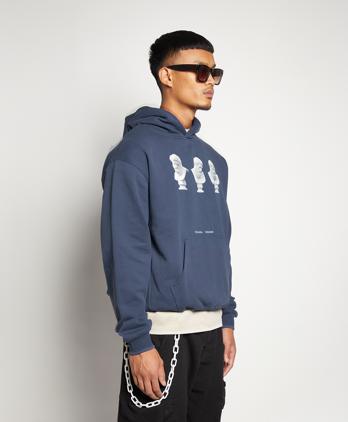 HERACLES TRIFECTA HOODIE - LAPIS BLUE